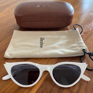 Illesteva Isabella White Sunglasses